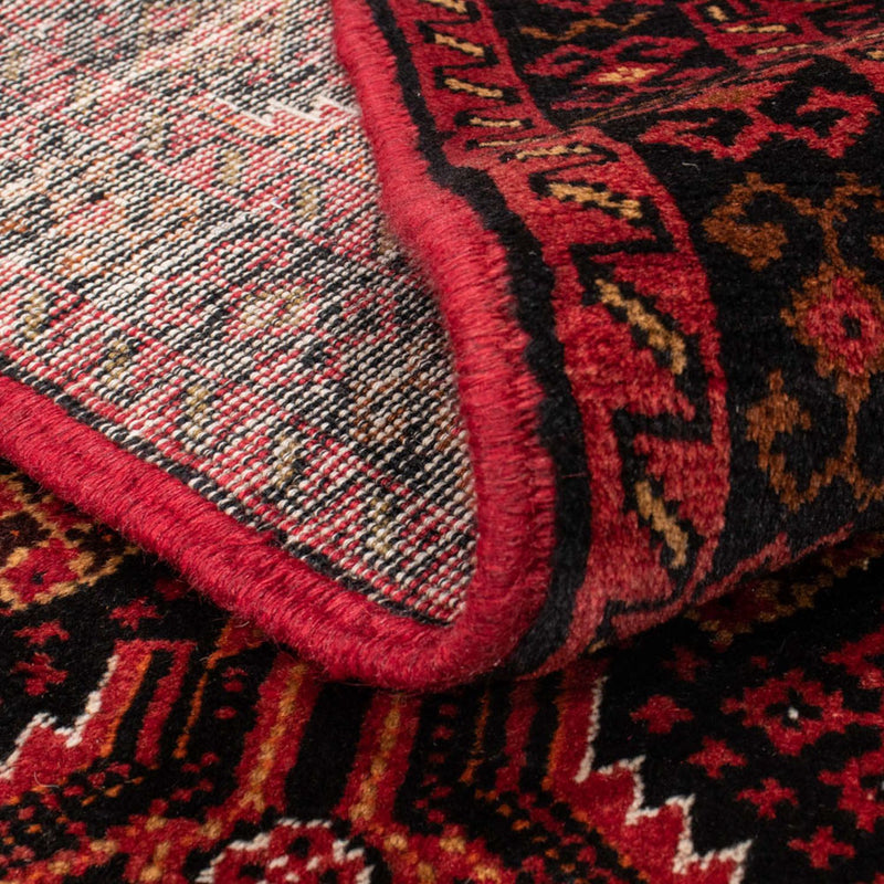 Belutsch Teppich 184 x 96 cm - dunkelrot