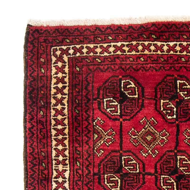 Belutsch Teppich 190 x 138 cm - dunkelrot