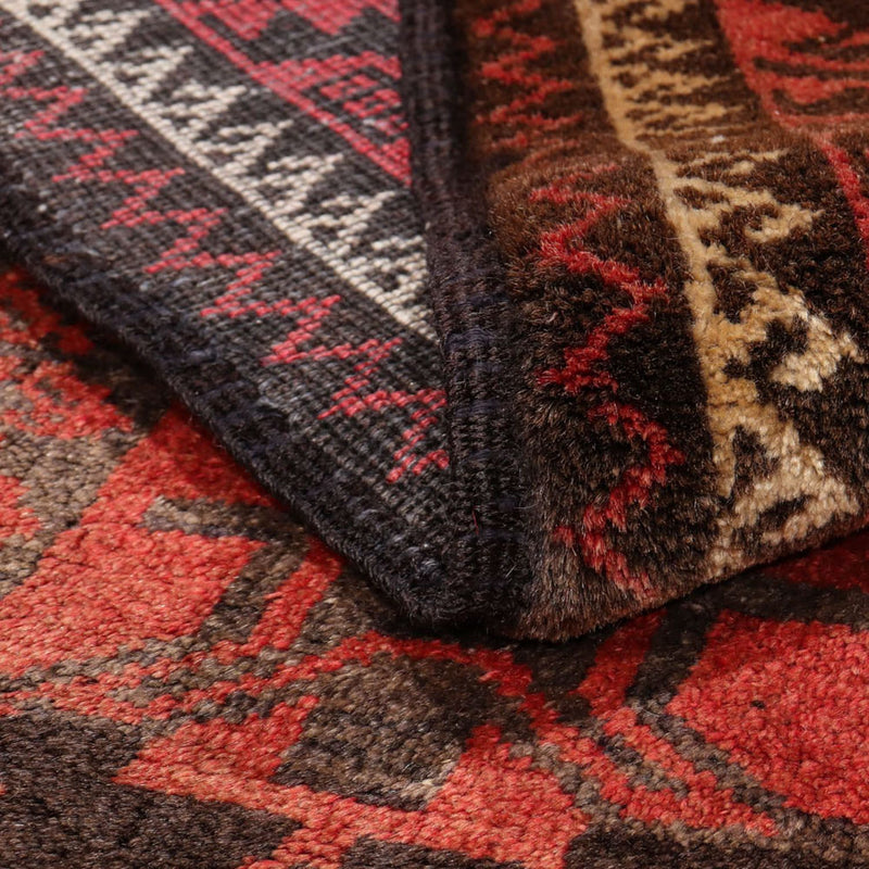 Belutsch Teppich 225 x 123 cm - hellrot