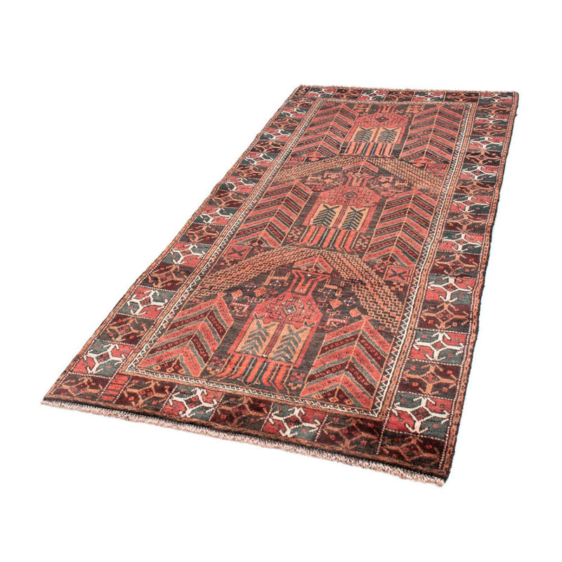 Belutsch Teppich 205 x 100 cm - hellrot