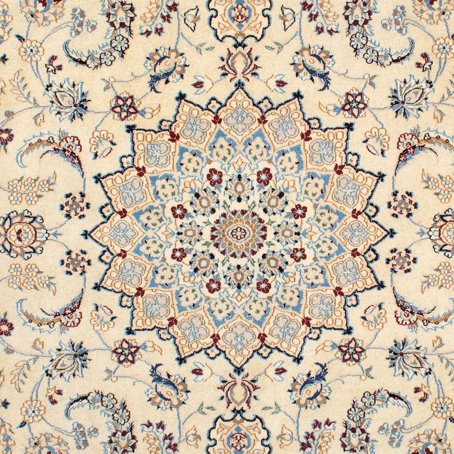 Perserteppich - Nain - Royal 236 x 176 cm Wohnzimmer Teppich