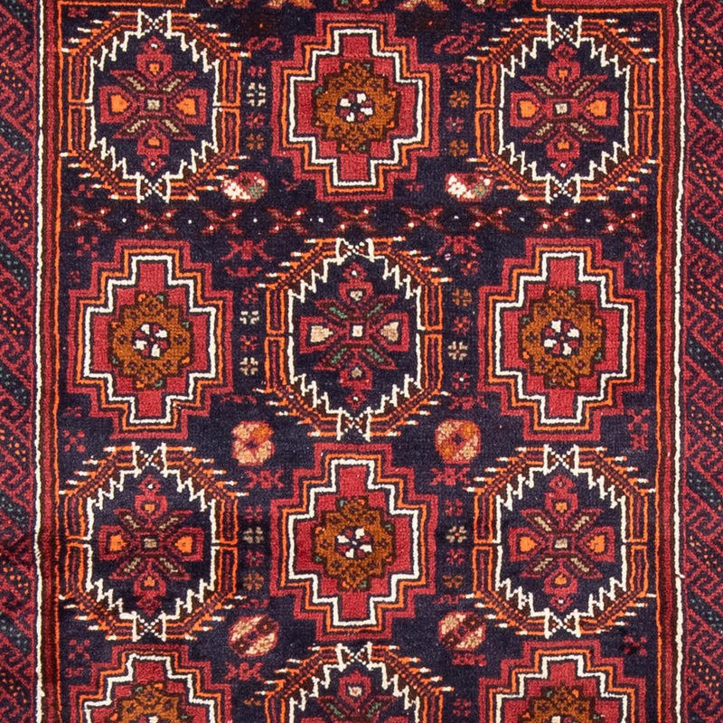Belutsch Teppich 193 x 101 cm - rot