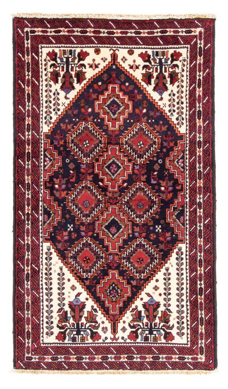 Belutsch Teppich 185 x 103 cm - dunkelblau
