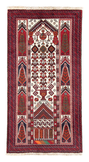 Belutsch Teppich 187 x 100 cm - beige
