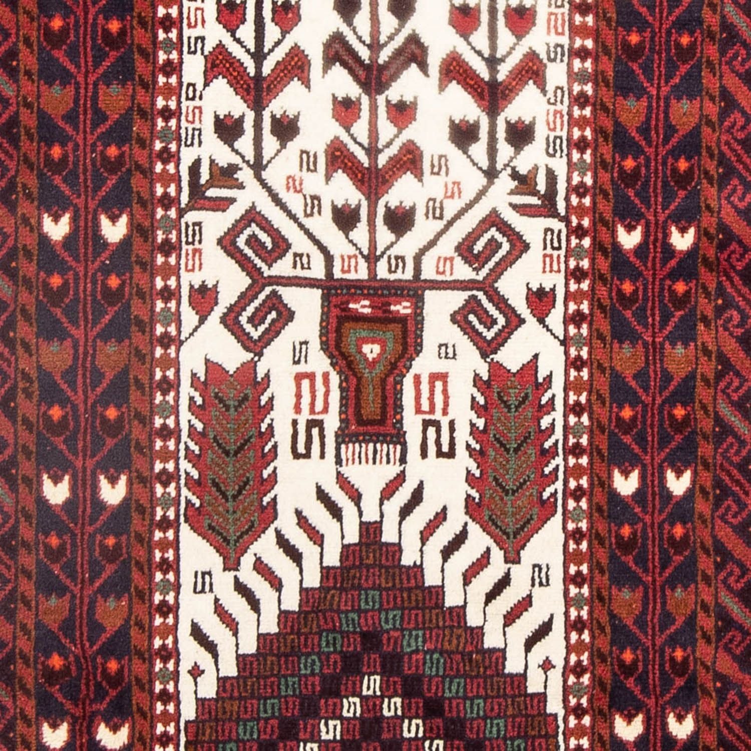 Belutsch Teppich 197 x 100 cm - beige