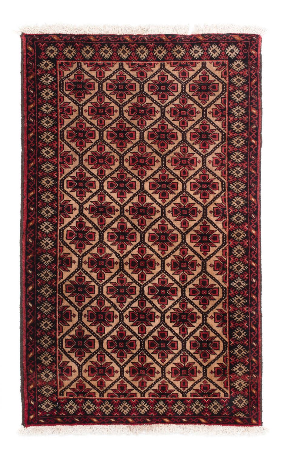 Belutsch Teppich 146 x 84 cm - hellbraun