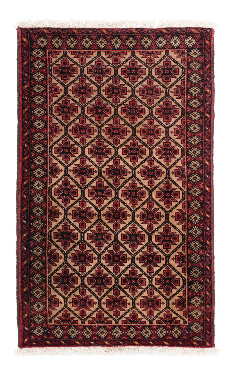 Belutsch Teppich 146 x 84 cm - hellbraun