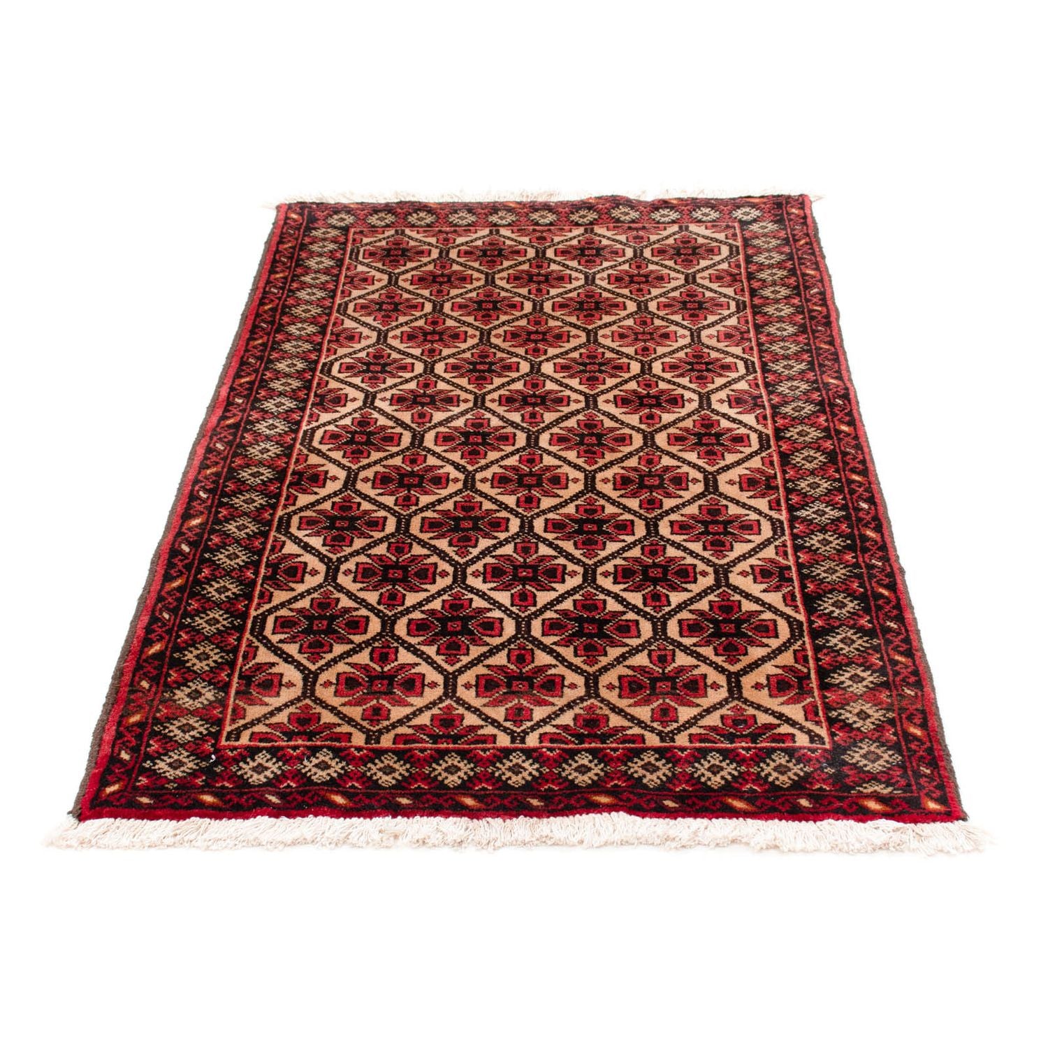 Belutsch Teppich 146 x 84 cm - hellbraun