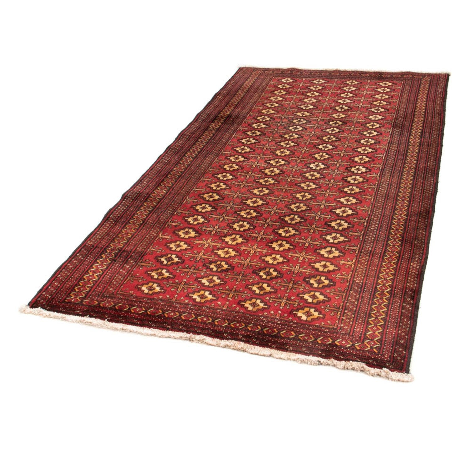 Belutsch Teppich 200 x 106 cm - rot