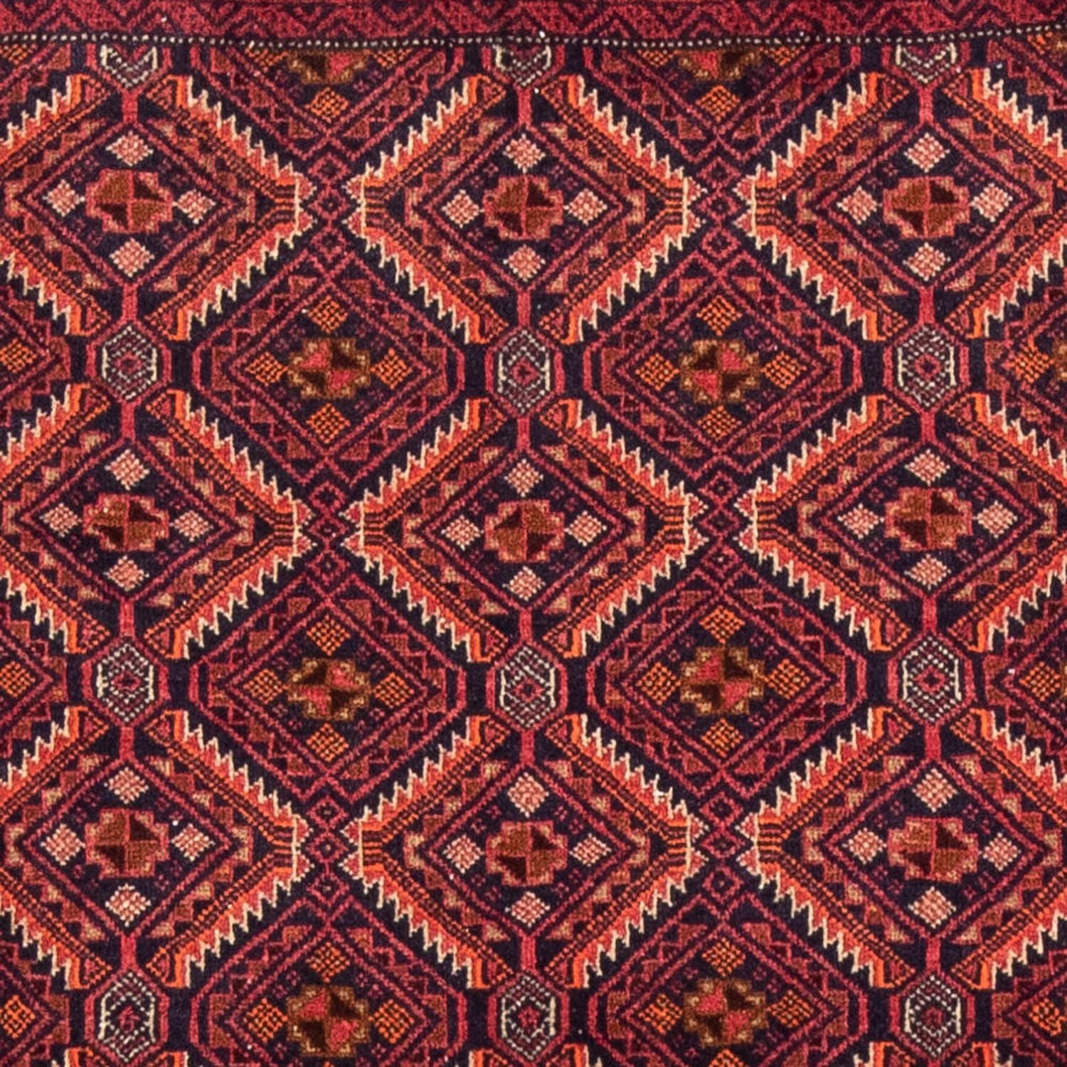 Belutsch Teppich 190 x 105 cm - rot