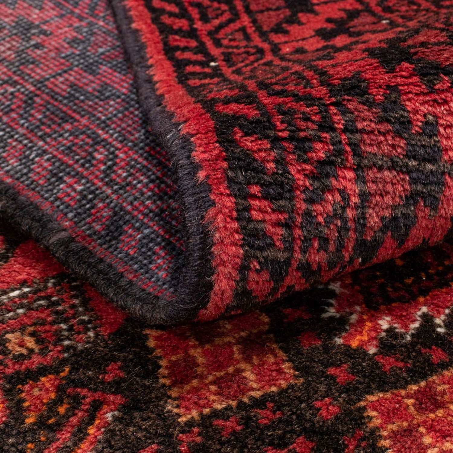 Belutsch Teppich 190 x 105 cm - rot