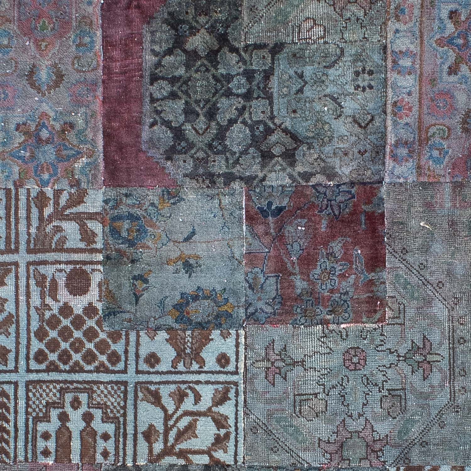 Patchwork Teppich 291 x 194 cm