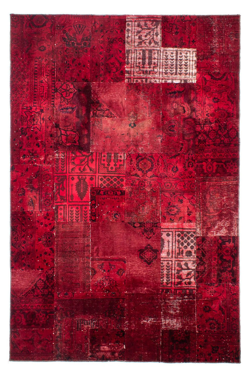 Patchwork Teppich 293 x 194 cm