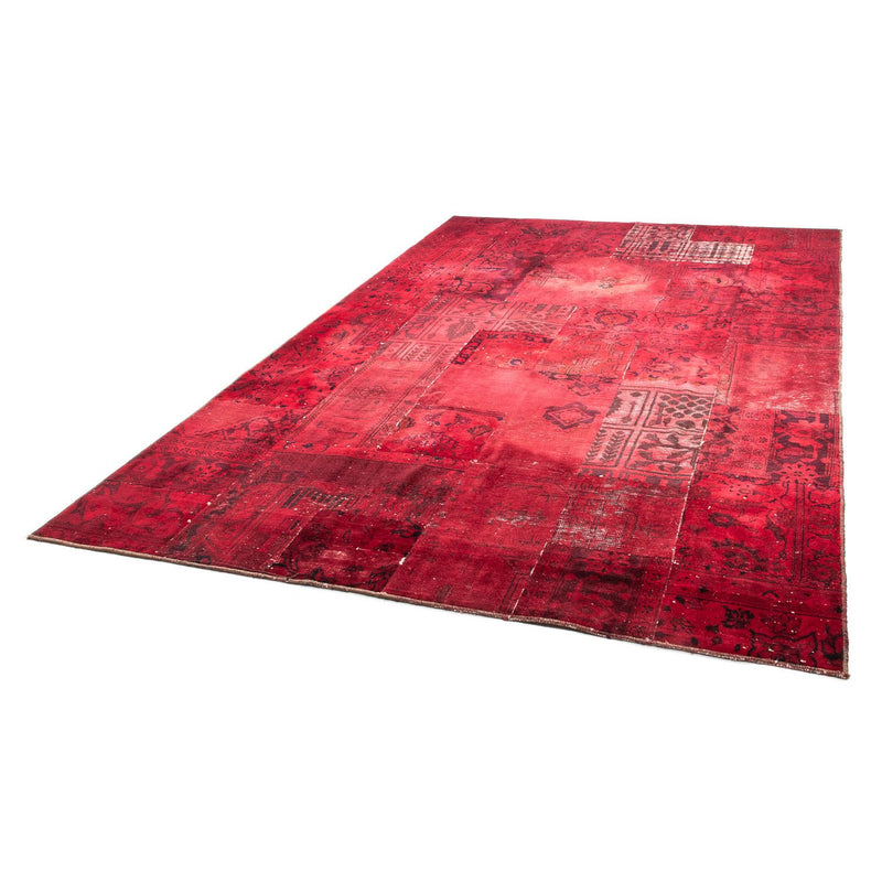 Patchwork Teppich 293 x 194 cm