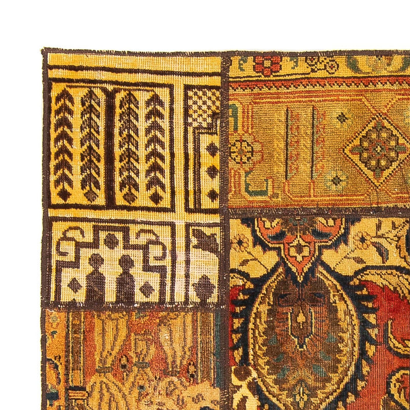 Patchwork Teppich 151 x 142 cm
