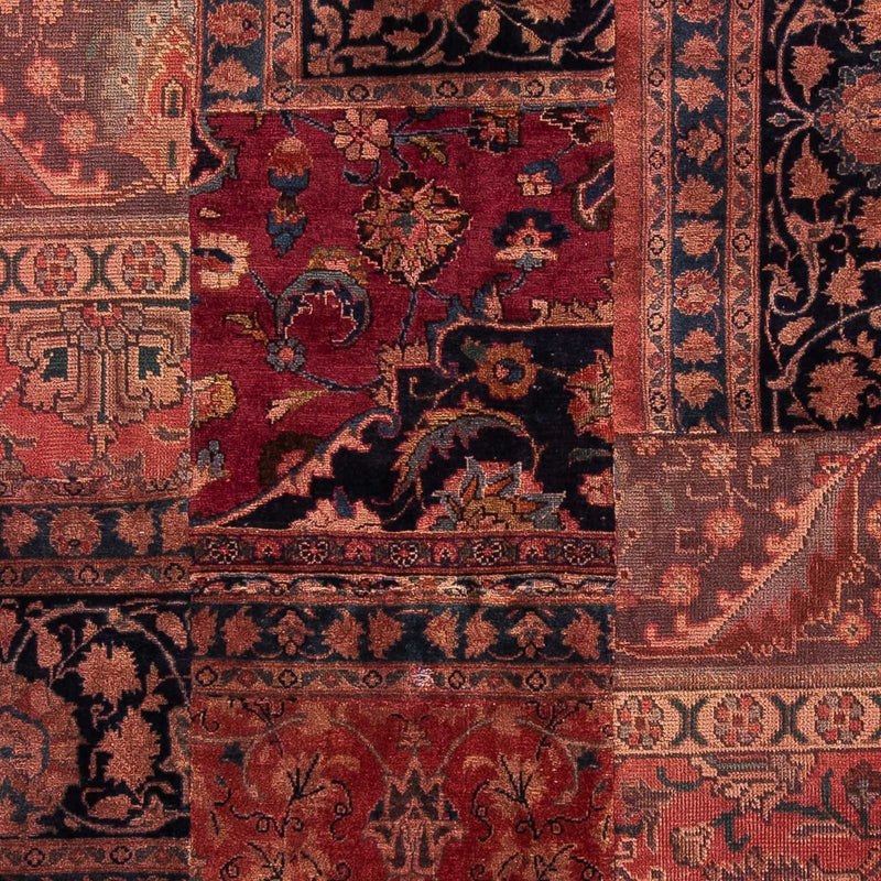Patchwork Teppich 207 x 135 cm - mehrfarbig