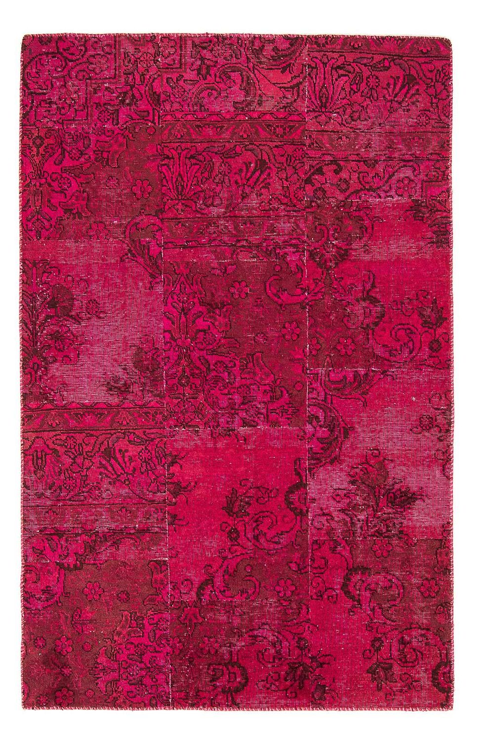 Patchwork Teppich 202 x 127 cm - mehrfarbig
