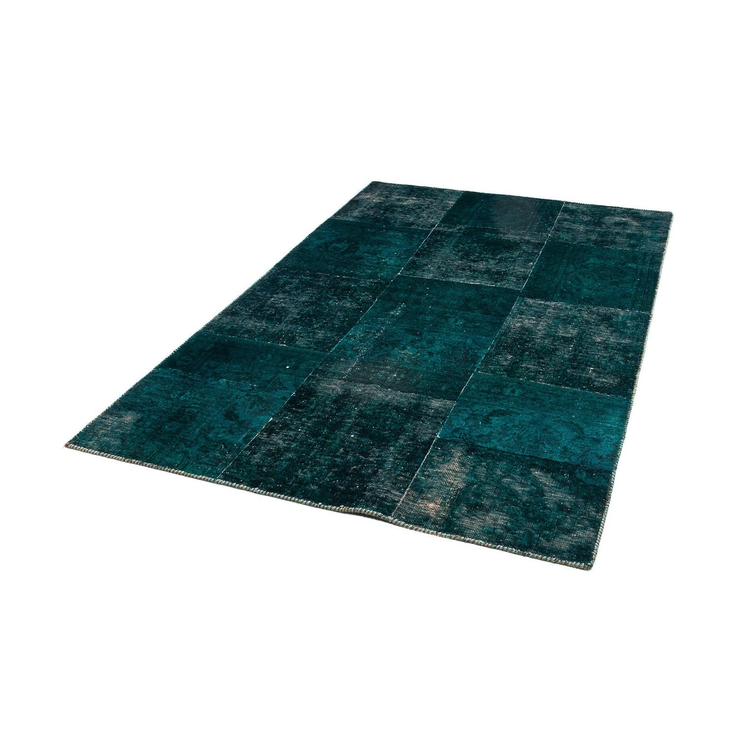Patchwork Teppich 205 x 131 cm - mehrfarbig