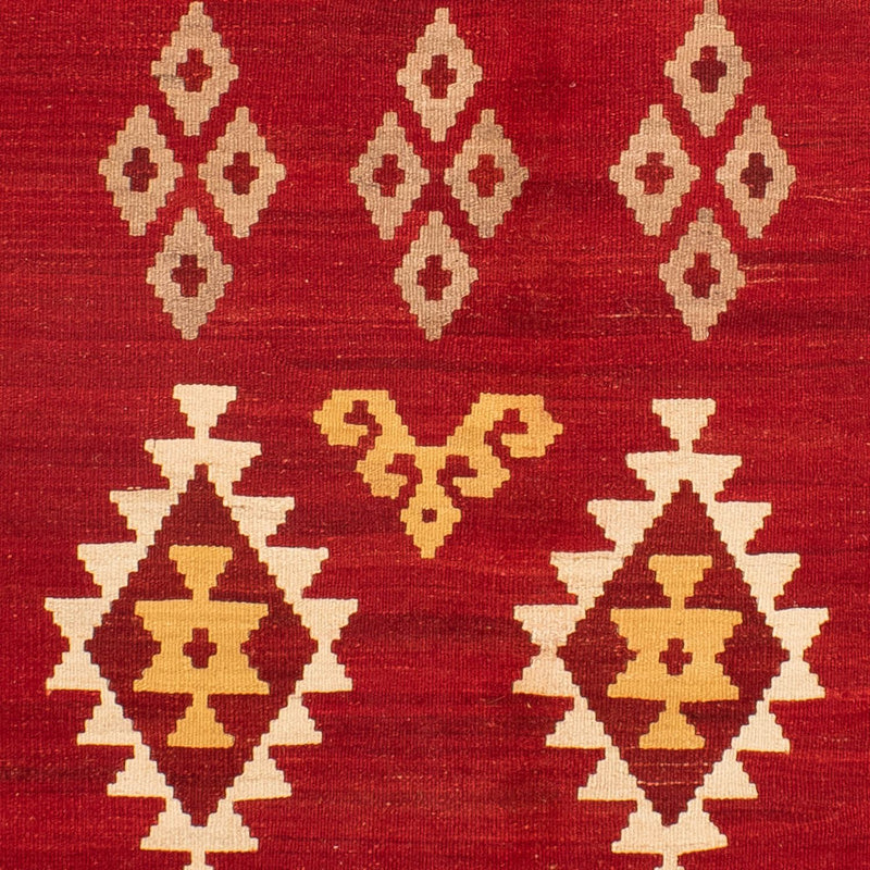 Kelim Teppich - Oriental 252 x 178 cm - dunkelrot