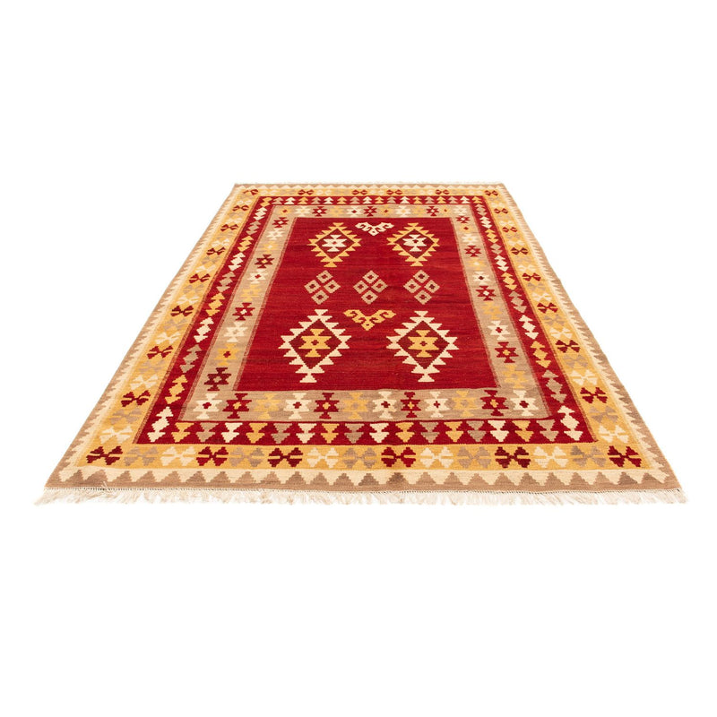 Kelim Teppich - Oriental 252 x 178 cm - dunkelrot
