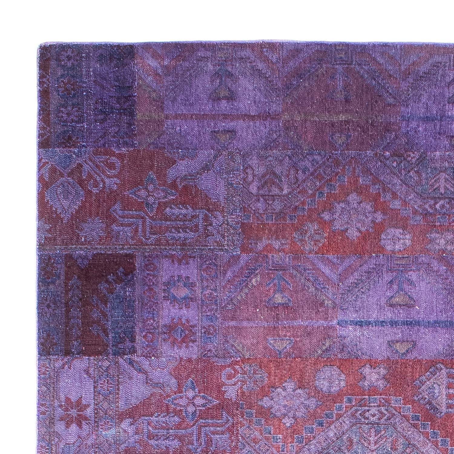 Patchwork Teppich 299 x 239 cm