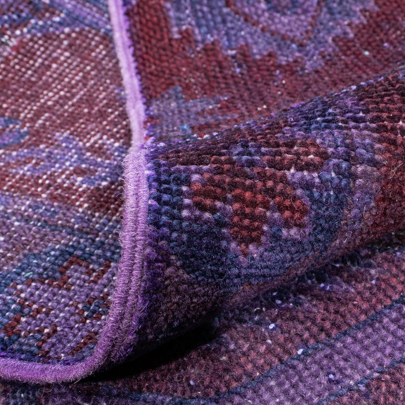 Patchwork Teppich 299 x 239 cm