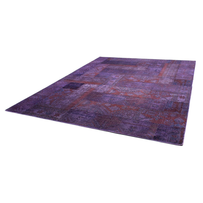Patchwork Teppich 299 x 239 cm