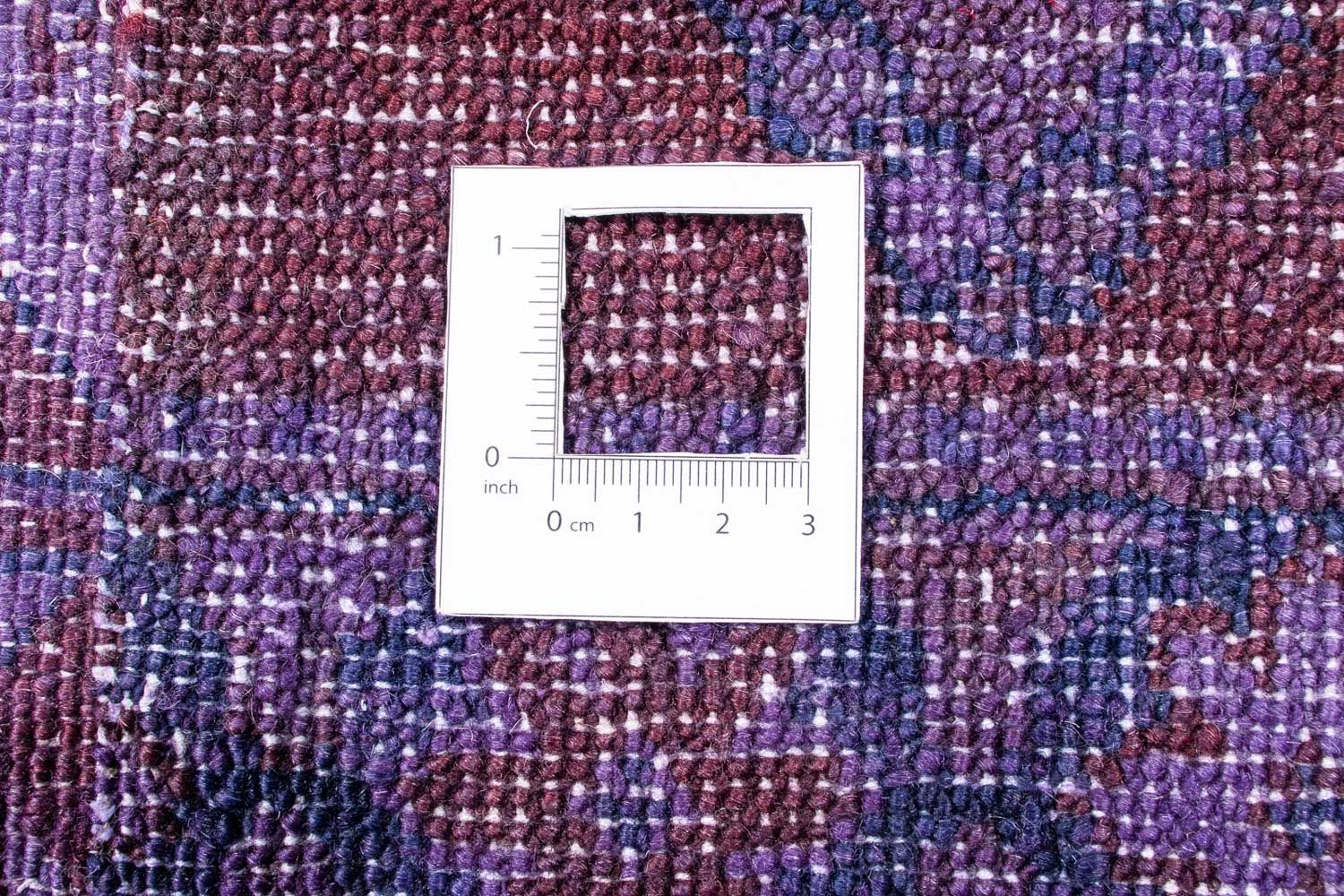 Patchwork Teppich 299 x 239 cm