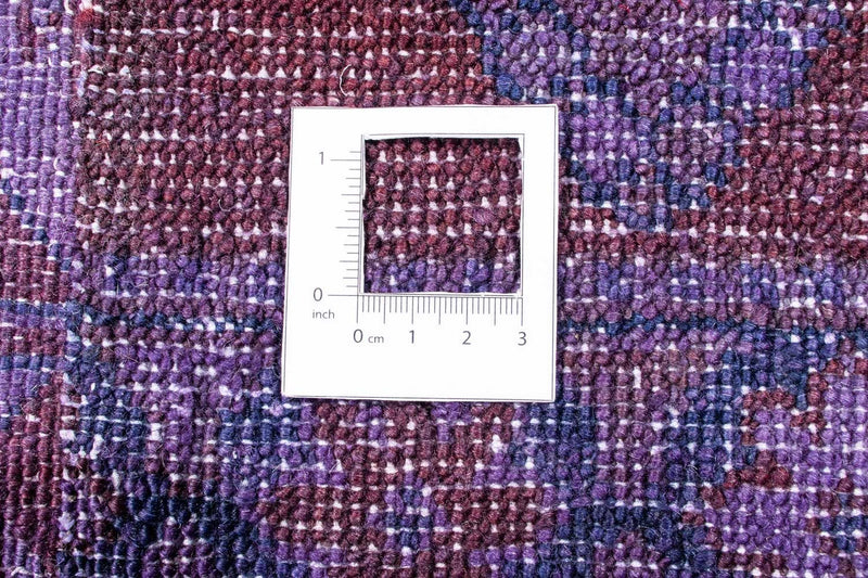Patchwork Teppich 299 x 239 cm