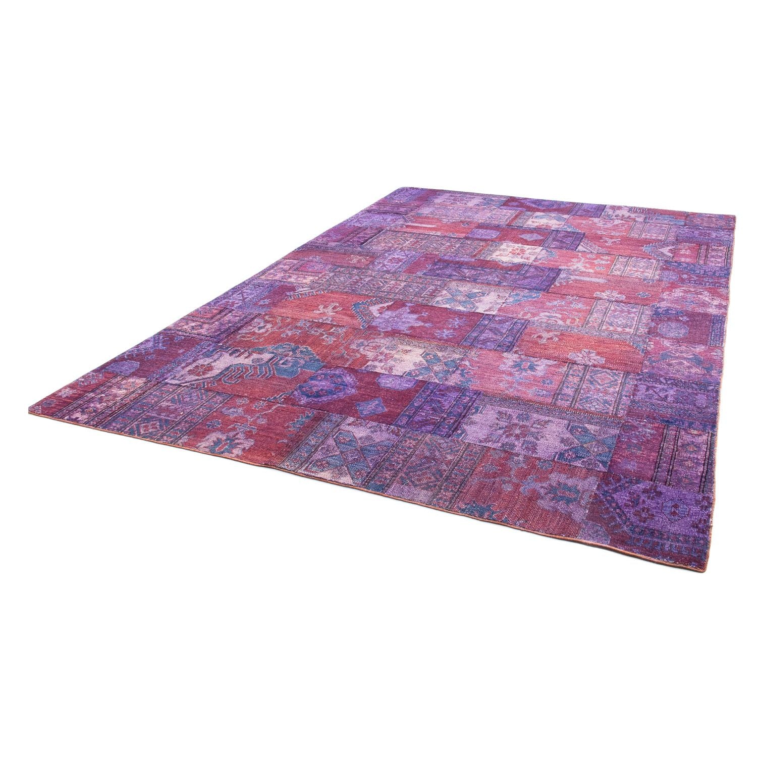 Patchwork Teppich 291 x 210 cm