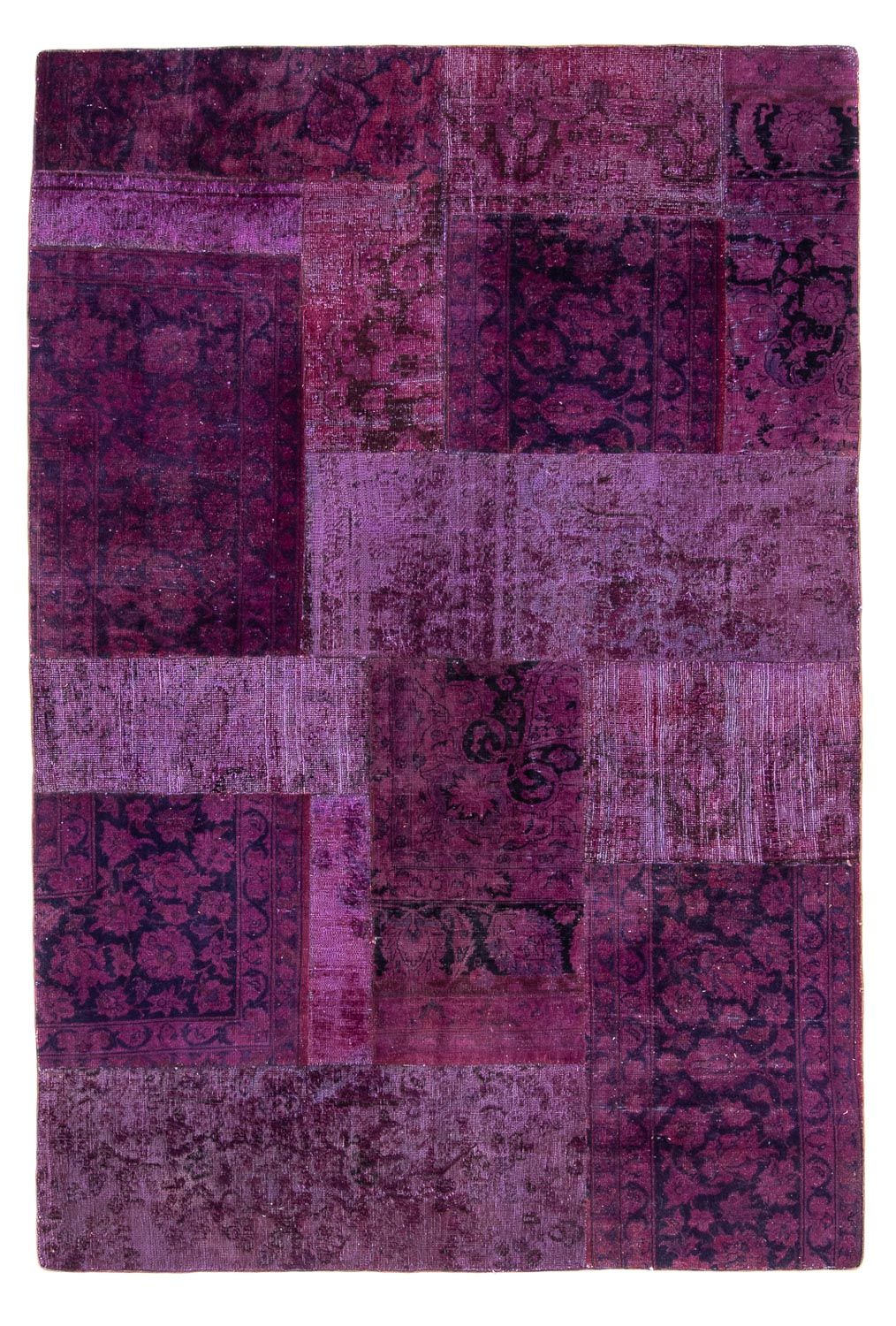 Patchwork Teppich 271 x 180 cm