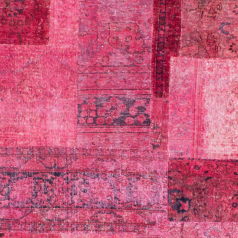 Patchwork Teppich 291 x 232 cm
