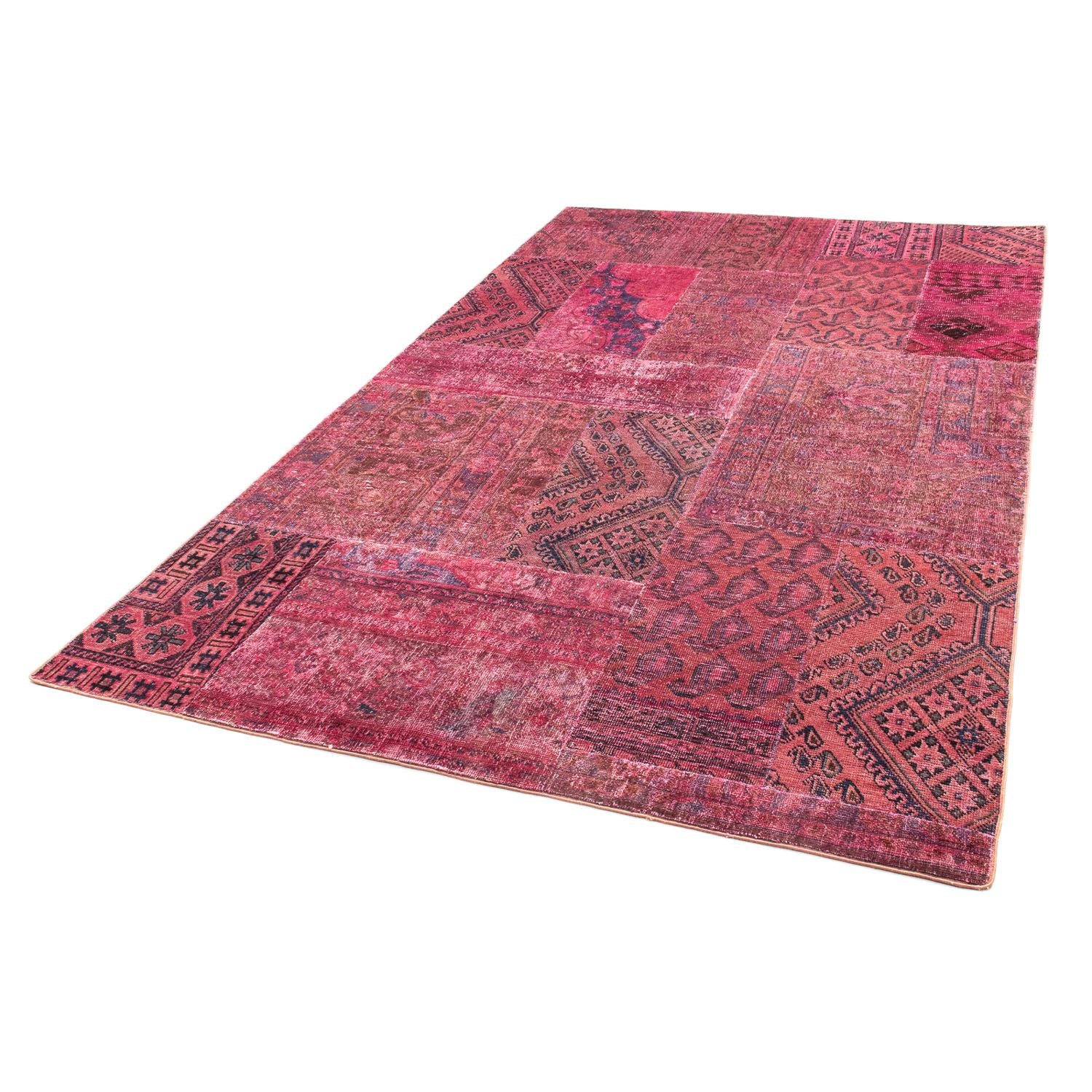 Patchwork Teppich 239 x 152 cm