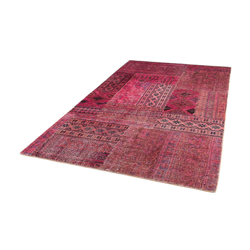 Patchwork Teppich 241 x 151 cm