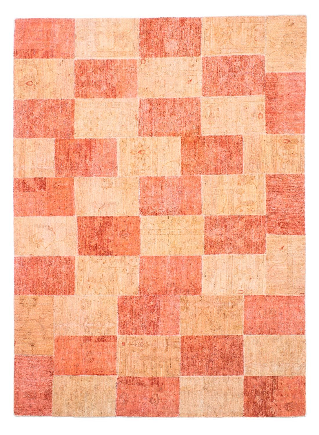 Patchwork Teppich 294 x 212 cm