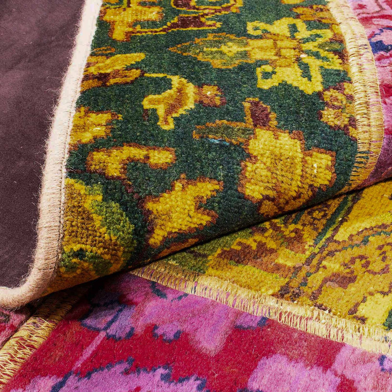 Patchwork Teppich 198 x 137 cm