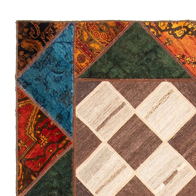 Patchwork Teppich 224 x 164 cm
