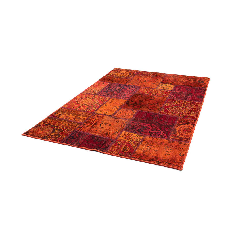 Patchwork Teppich 194 x 140 cm - mehrfarbig
