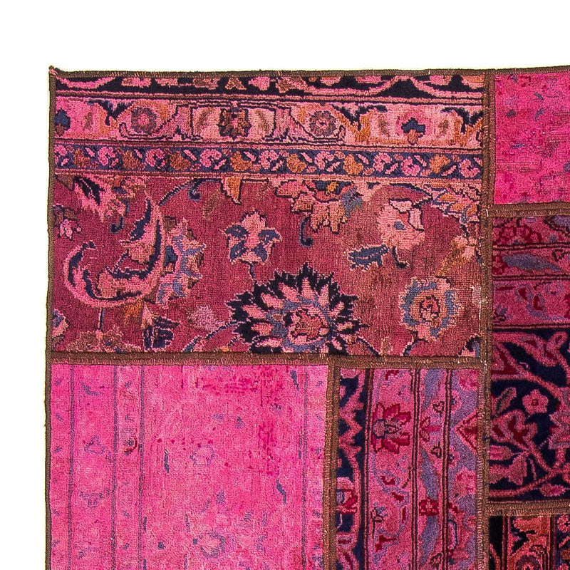 Patchwork Teppich 197 x 138 cm - mehrfarbig