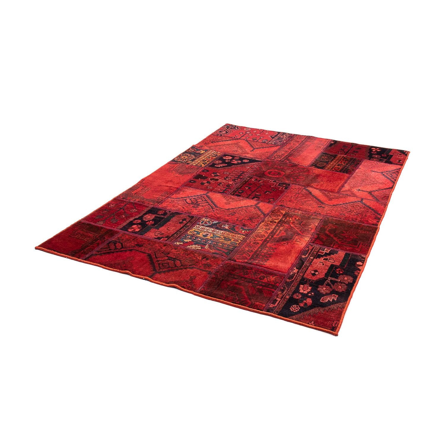 Patchwork Teppich 208 x 148 cm
