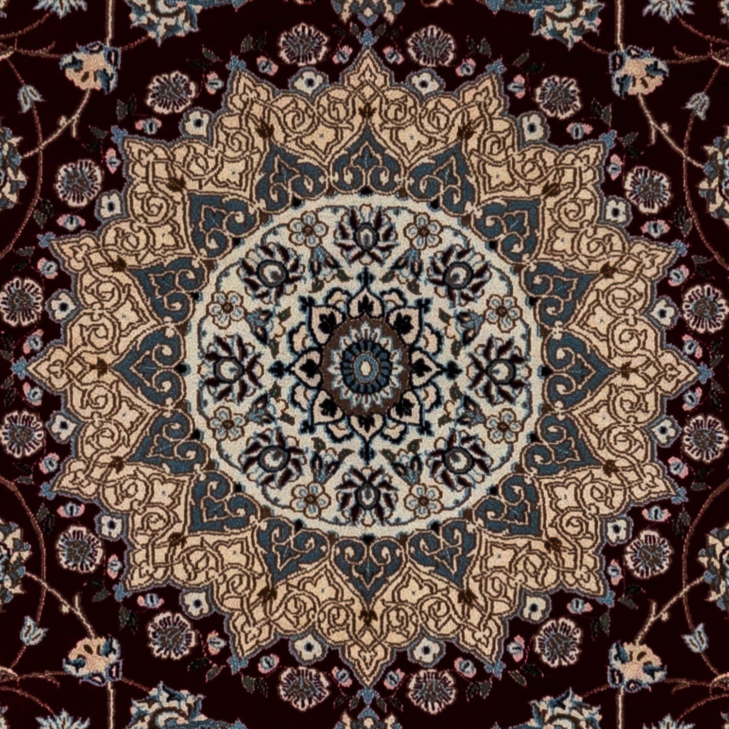 Perserteppich - Nain - Royal 352 x 251 cm - schwarz