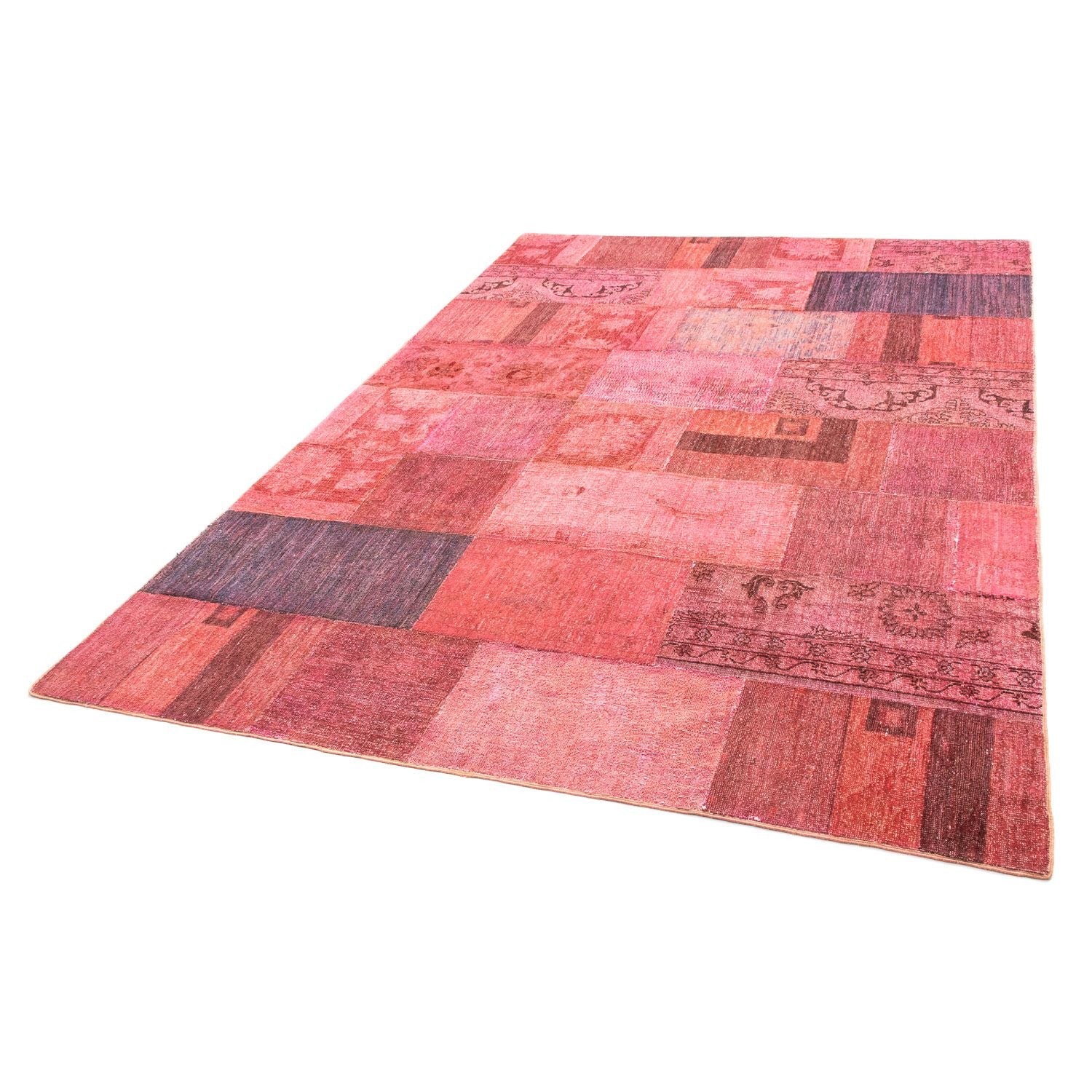 Patchwork Teppich 237 x 166 cm