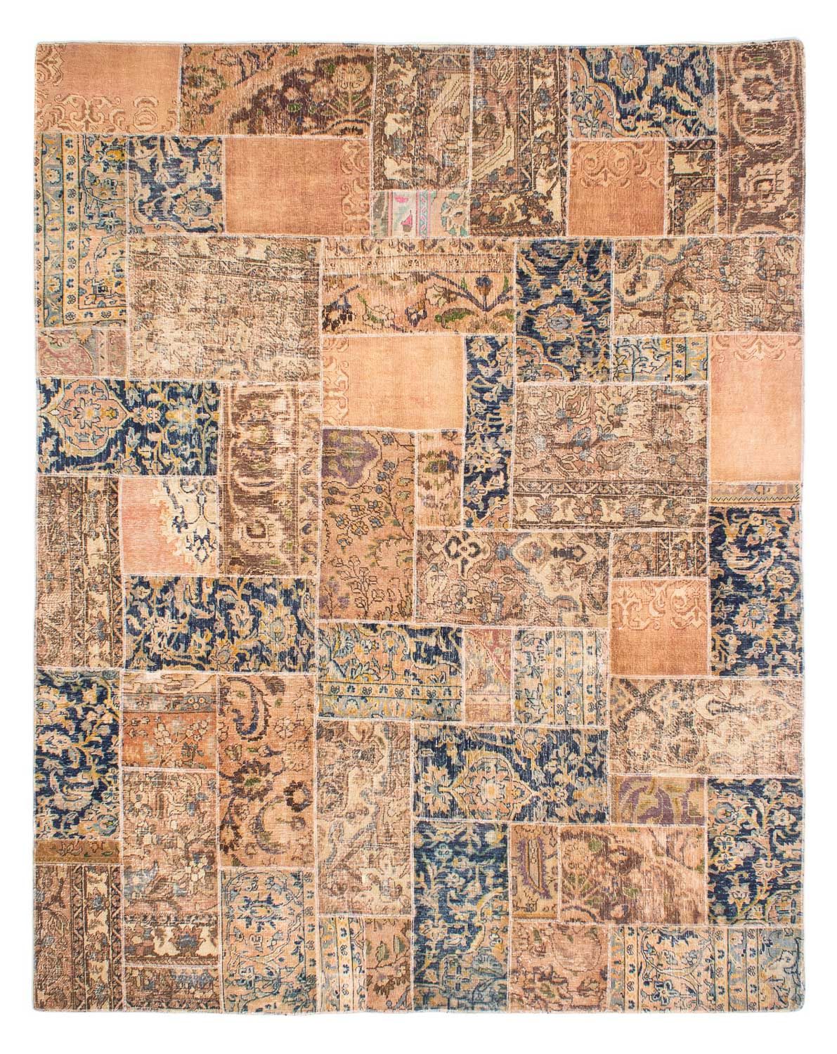 Patchwork Teppich 304 x 242 cm