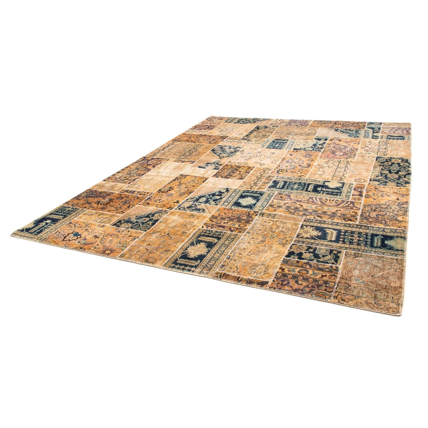 Patchwork Teppich 301 x 240 cm