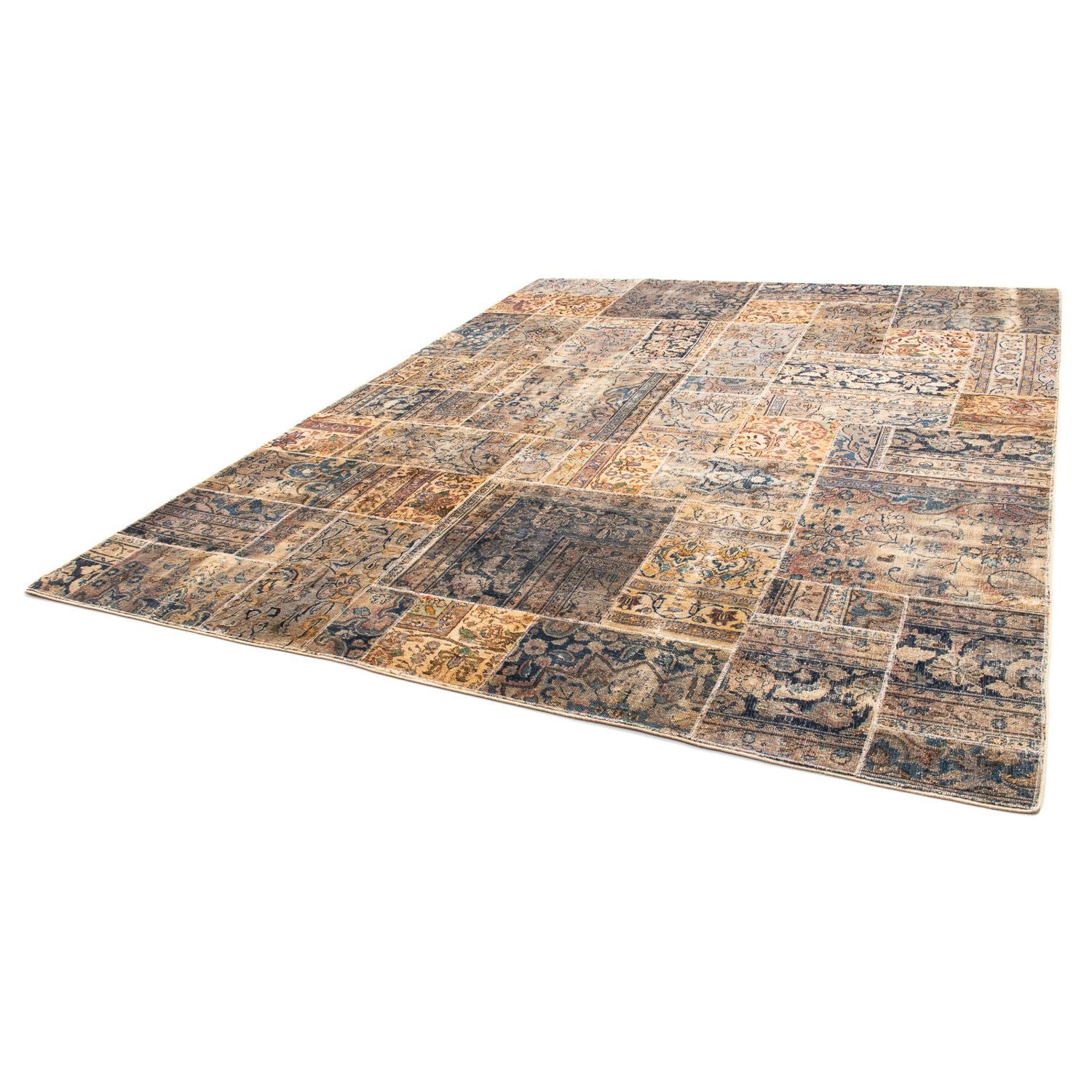 Patchwork Teppich 303 x 240 cm