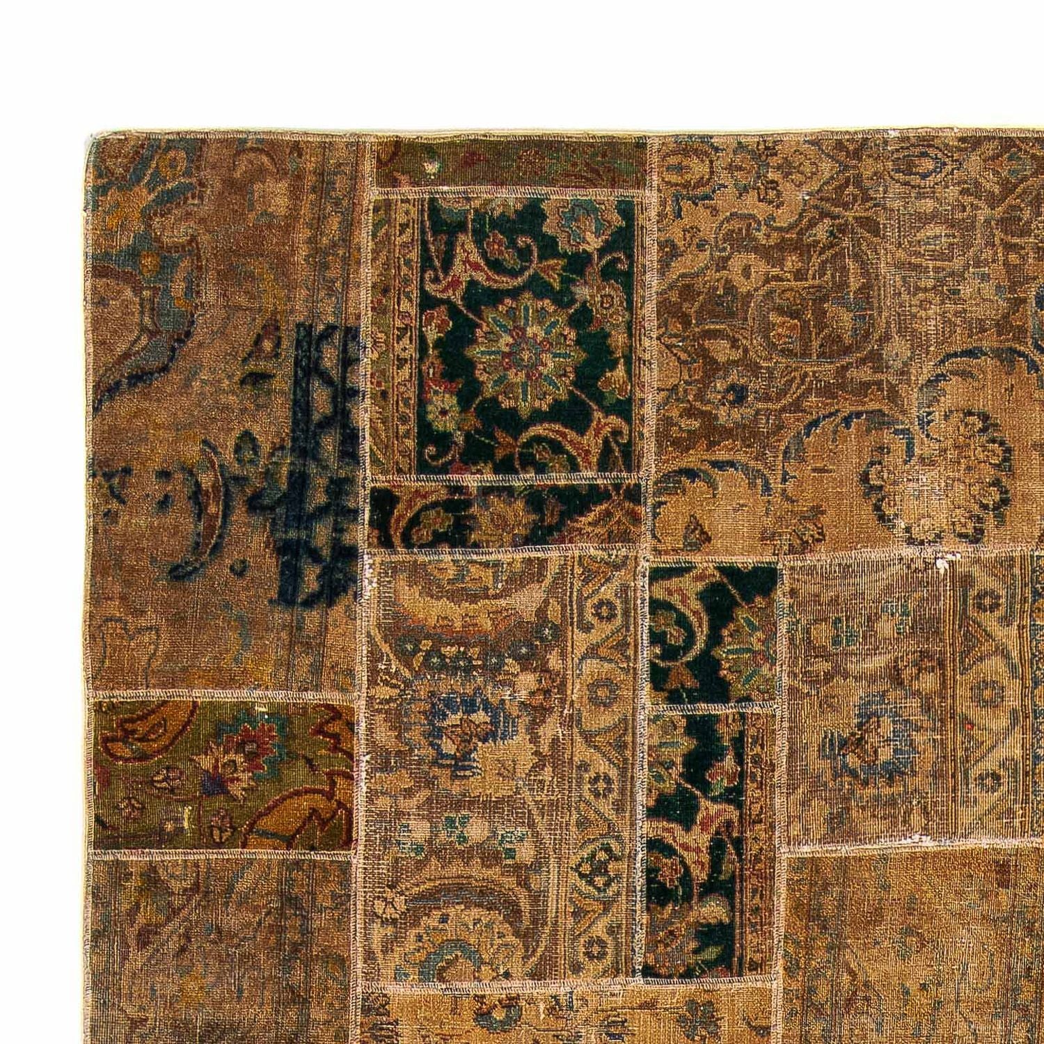 Patchwork Teppich 275 x 182 cm