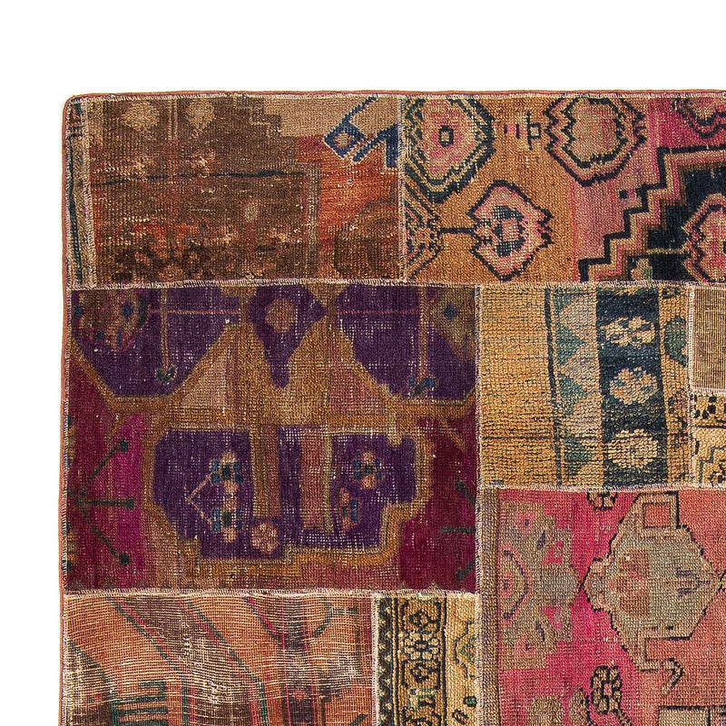 Patchwork Teppich 272 x 181 cm
