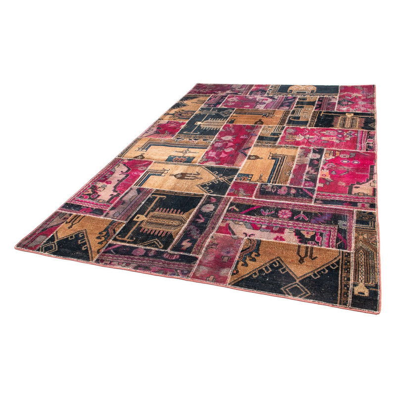 Patchwork Teppich 244 x 164 cm