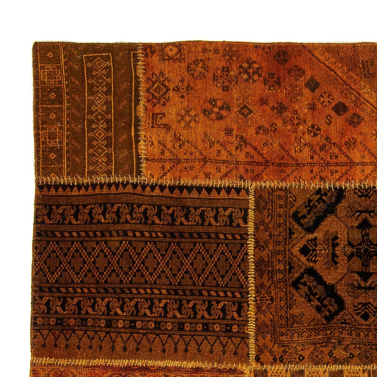 Patchwork Teppich 289 x 200 cm