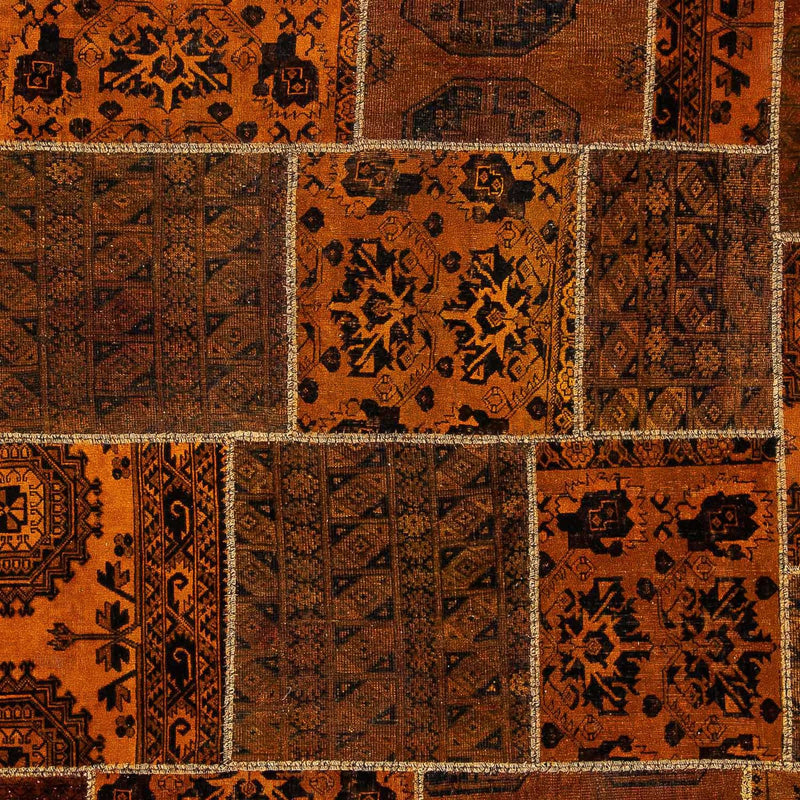 Patchwork Teppich 300 x 208 cm - mehrfarbig
